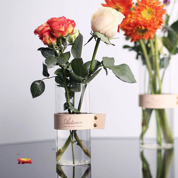 Enkel transparent glasvas