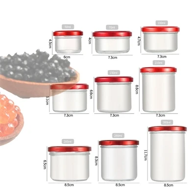 Ny produktlansering: Premium Caviar Glass Jars i olika storlekar